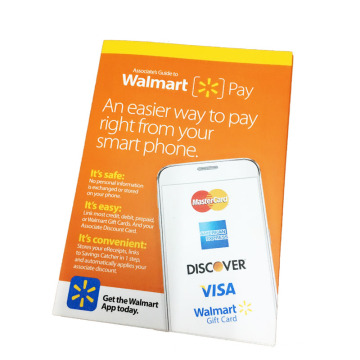 Folleto personalizado de instrucción de Walmart Pay Folleto impreso